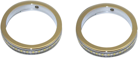 Custom Dynamics Turn Signals with Daytime Running Light - 43 mm - Chrome WA43-AW-CS - Cycle City Outdoors