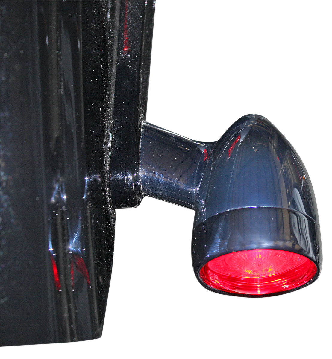Custom Dynamics Bullet Turn Signal - 1157 - Chrome - Red Lens PB-BB-RR-1157CR - Cycle City Outdoors
