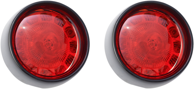 Custom Dynamics Bullet Turn Signal - 1156 - Gloss Black - Red Lens PB-BB-R-1156BR - Cycle City Outdoors