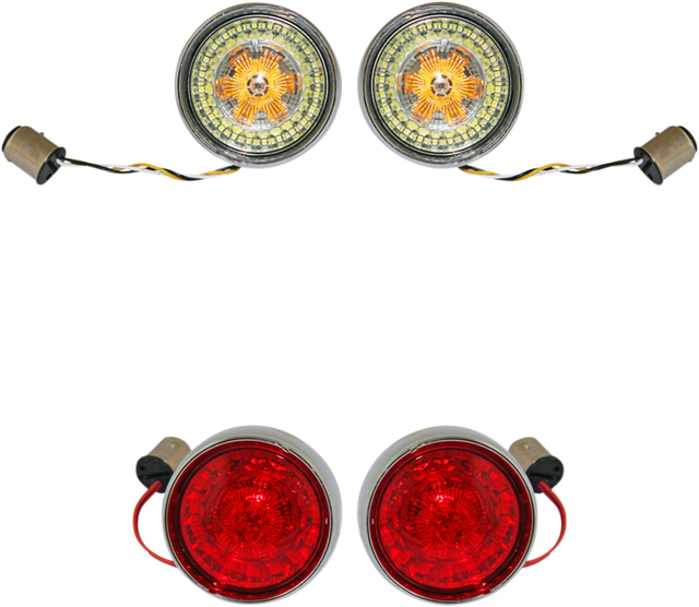 Custom Dynamics Full Bullet Turn Signal Conversion Kit - Chrome PB-BCM2-BB-C - Cycle City Outdoors