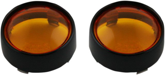 Custom Dynamics Bullet Signal Lenses - Black/Amber PB-B-BEZ-BA - Cycle City Outdoors