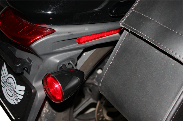 Custom Dynamics ProBEAM? Universal Turn Signals - Gloss Black/Red PB-UNV-RTS-R-B - Cycle City Outdoors