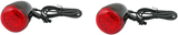 Custom Dynamics ProBEAM? Universal Turn Signals - Gloss Black/Red PB-UNV-RTS-RR-B - Cycle City Outdoors