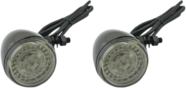 Custom Dynamics Front Turn Signal - Universal - Black PB-UNV-ECE-AW-B - Cycle City Outdoors