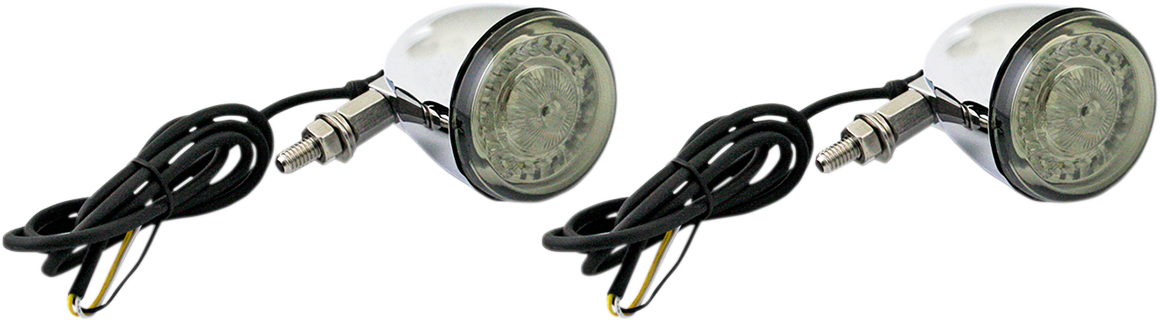 Custom Dynamics Front Turn Signal - Universal - Chrome PB-UNV-ECE-AW-C - Cycle City Outdoors