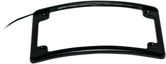 Custom Dynamics LED License Plate Frame - Black LPF-RAD-B-LP - Cycle City Outdoors