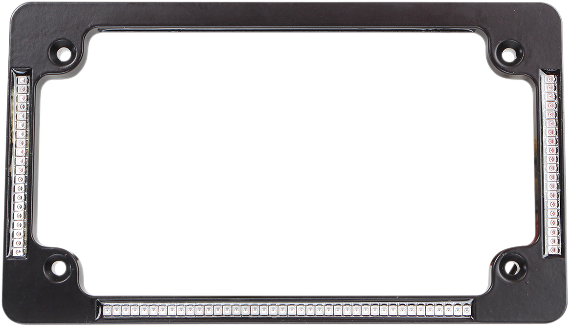 Custom Dynamics License Plate Frame - Black TF04-B - Cycle City Outdoors