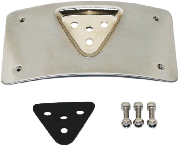 Custom Dynamics Radius License Plate Mount - Chrome CD-PFM-C - Cycle City Outdoors