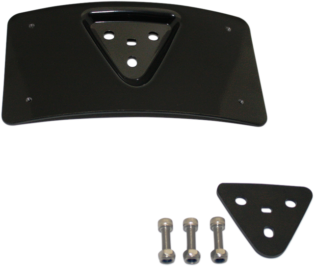 Custom Dynamics Radius License Plate Mount - Black CD-PFM-B - Cycle City Outdoors
