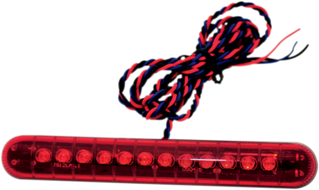 Custom Dynamics Dual Intensity LED Light Bar - Non-Sequential with Flashing Brake - Red LB03 - Cycle City Outdoors