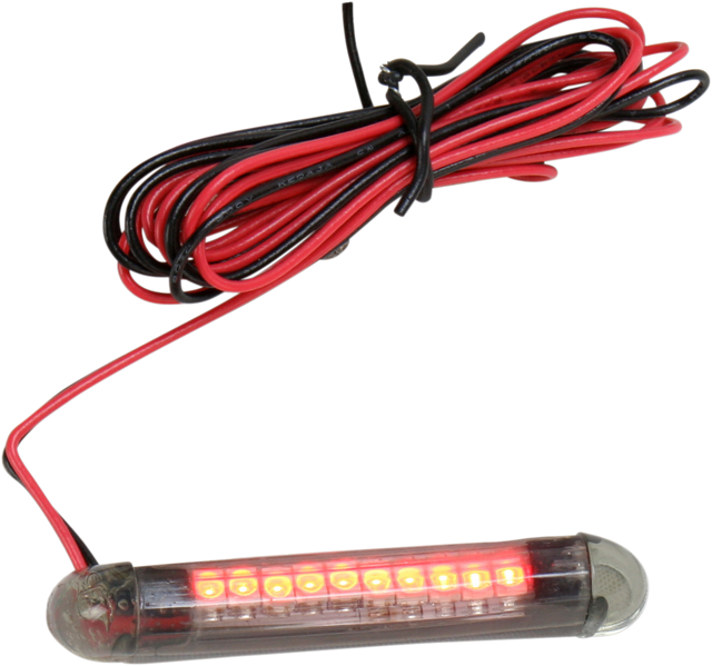 Custom Dynamics TruFLEX? LED Strip - 2.2" - Red/Smoke TF10RS - Cycle City Outdoors