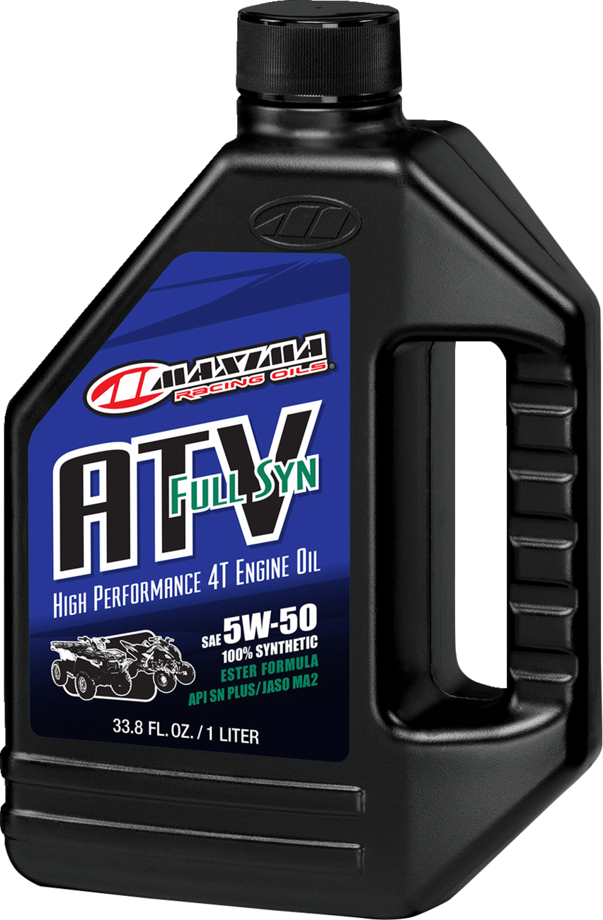MAXIMA RACING OIL ATV Full Synthetic Engine Oil - 5W-50 - Liter 30-86901
