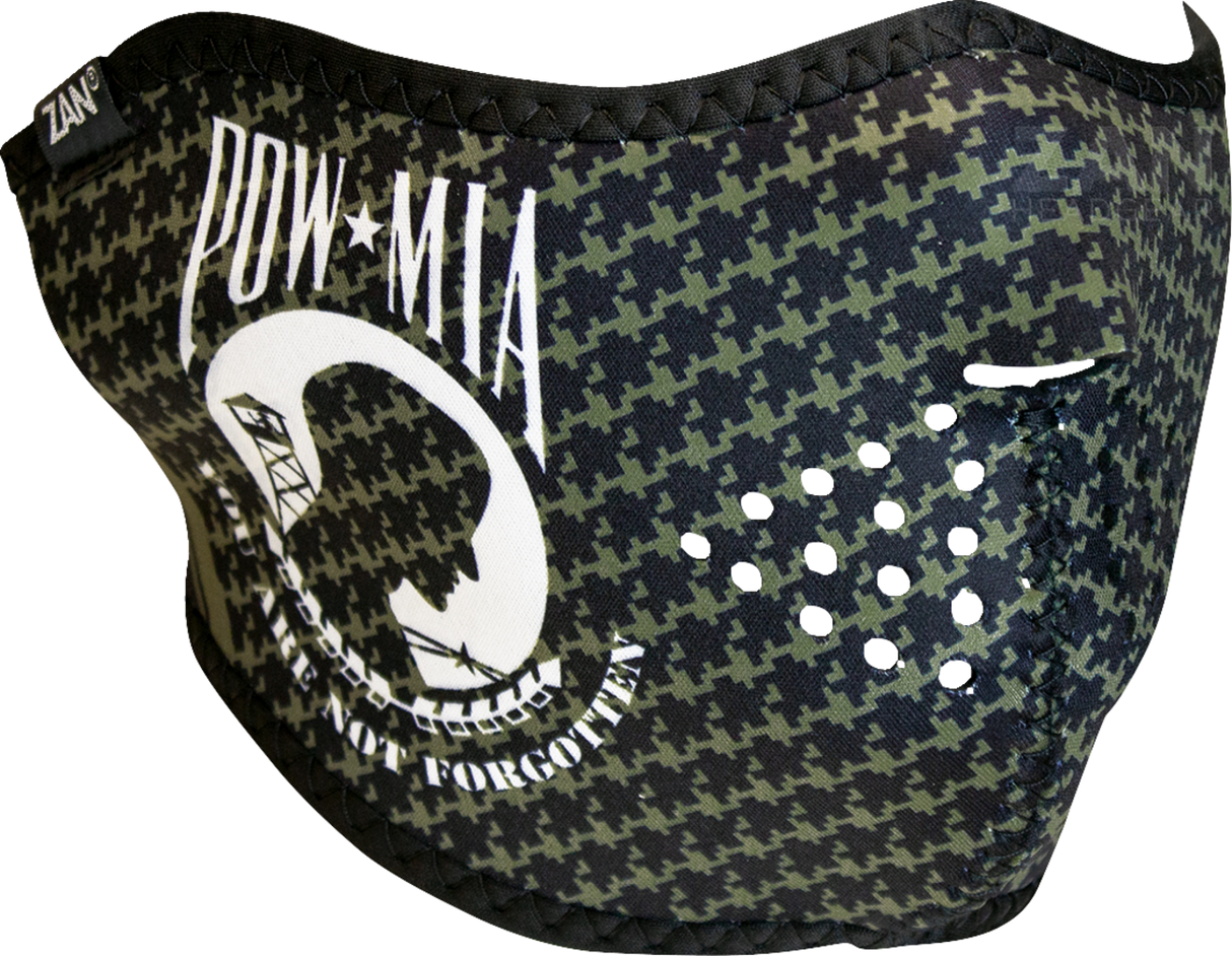 ZAN HEADGEAR Neoprene Half Mask - POW MIA WNFM037H