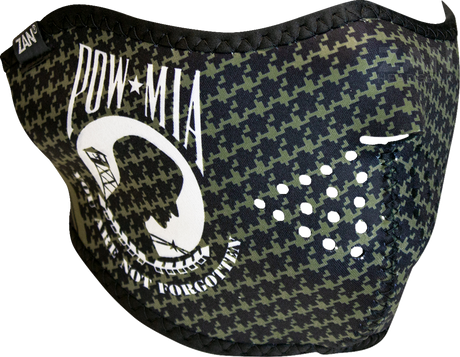 ZAN HEADGEAR Neoprene Half Mask - POW MIA WNFM037H