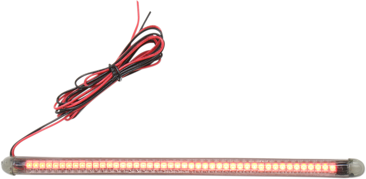 Custom Dynamics TruFLEX? LED Strip - 6.3" - Red/Smoke TF45RS - Cycle City Outdoors