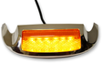 Custom Dynamics Led Front Fender Tip - Amber LED/Amber Lens - Chrome GEN-FT-AA - Cycle City Outdoors