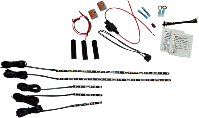 Custom Dynamics Low-Profile LED Accent Lights - 72-LED - White M2SB1WHITE - Cycle City Outdoors