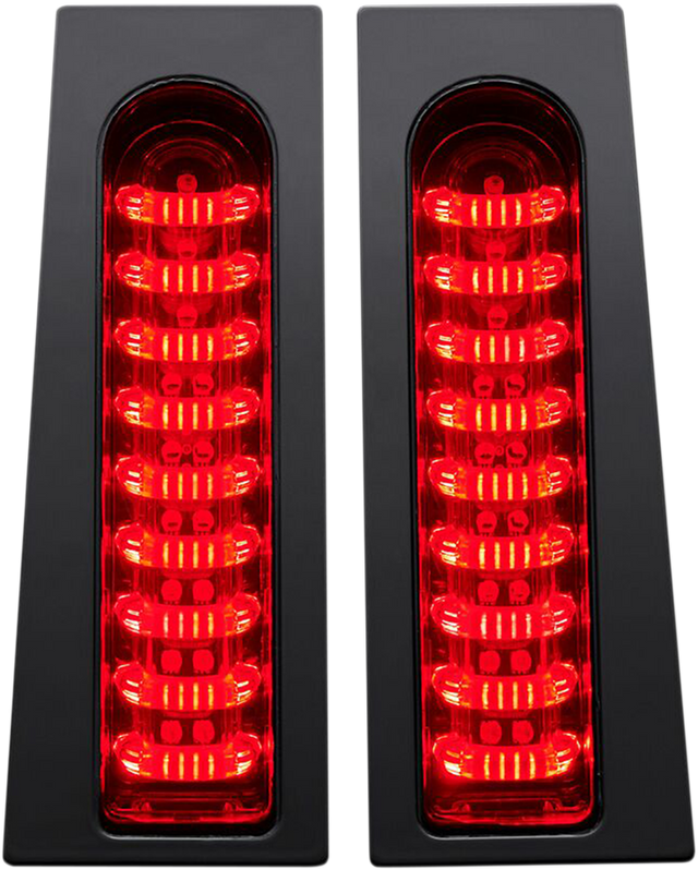 Custom Dynamics ProBEAM? Fillerz? Lights - Red - Gloss Black PB-FILL-R-B - Cycle City Outdoors