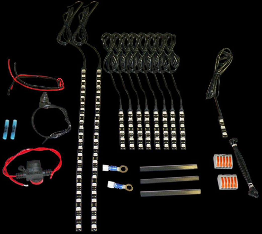 Custom Dynamics Engine Accent Light Kit - Indian - Ultra Violet M2EK1-IND-UV - Cycle City Outdoors