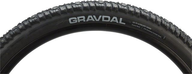 45NRTH Gravdal Studded Winter Road Tire - 26x2.0 | 216 Carbide Steel Studs | 33 TPI