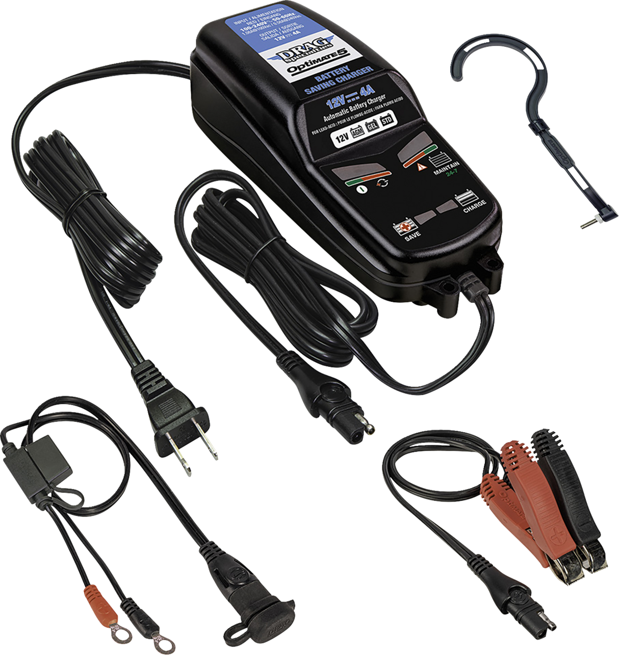 DRAG SPECIALTIES Battery Charger/Maintainer - Optimate 5 TM231V2