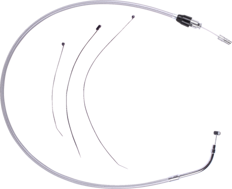 DRAG SPECIALTIES Quick Connect Clutch Cable - Upper - Stainless Steel 5323900HE