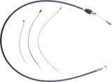 DRAG SPECIALTIES Quick Connect Clutch Cable - Upper - Black/Chrome 4323800HE