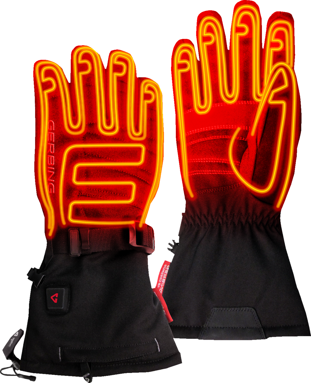 GERBING HEATED CLOTHING 7V S7 Battery Heated Gloves - Black - Small GERGVS7MBS