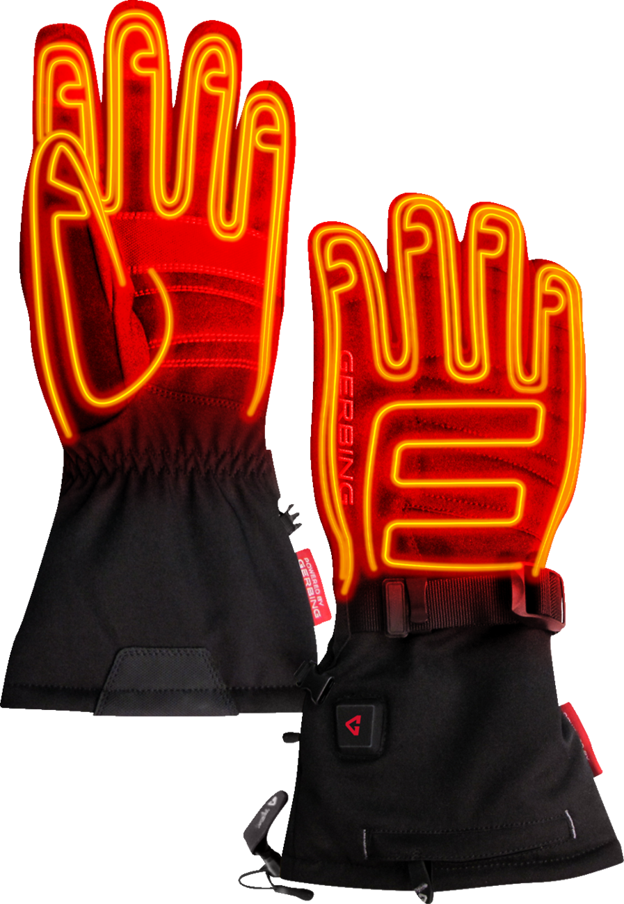 GERBING HEATED CLOTHING 7V S7 Battery Heated Gloves - Black - Large GERGVS7MBL