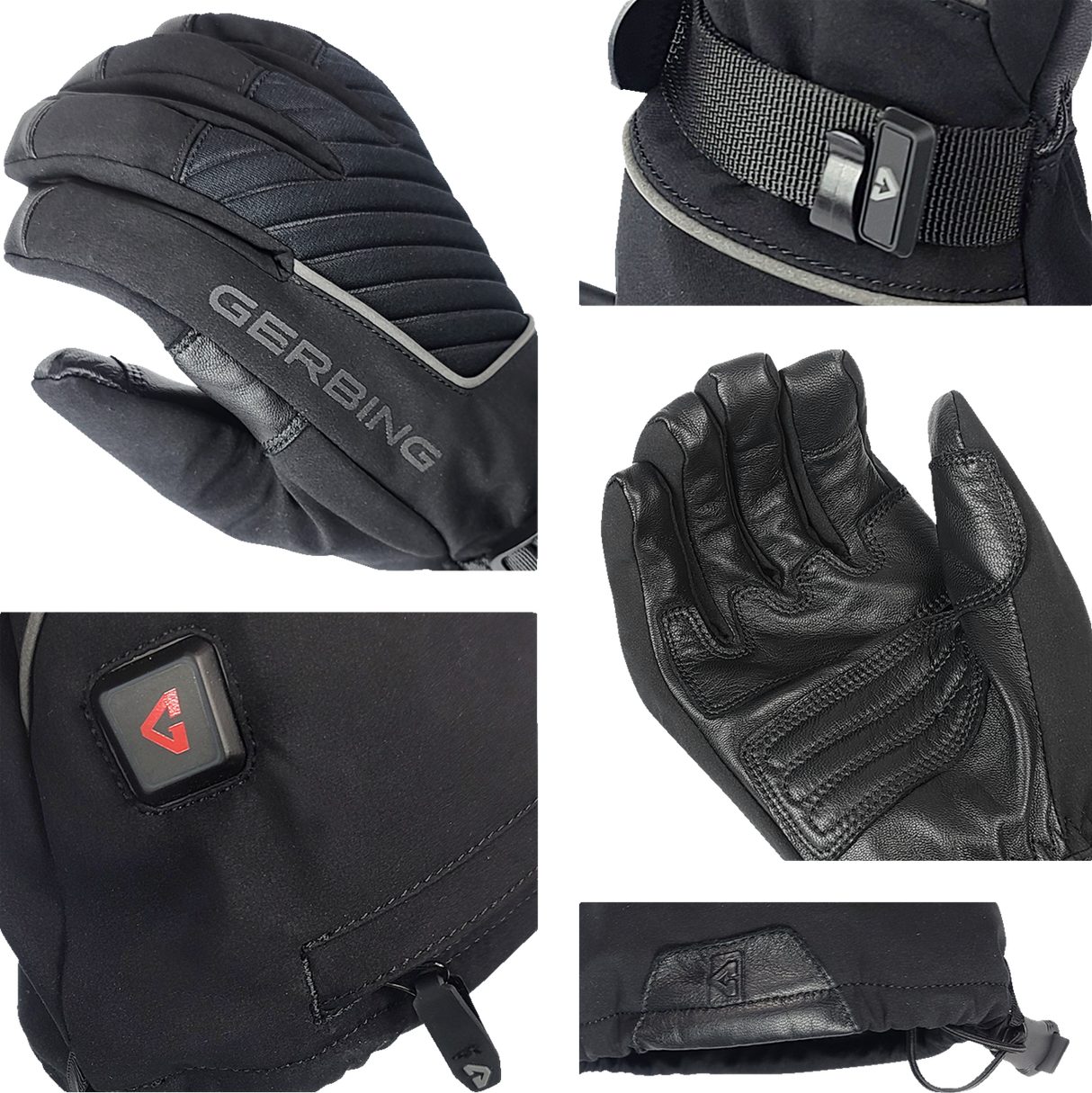 GERBING HEATED CLOTHING 7V Atlas Ultra-Flex Battery Heated Gloves - Black - XL GERAFGV7VMXL