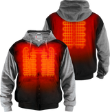 GERBING HEATED CLOTHING 7V Battery Heated Hoodie - Black - Large GERHDY7VUNIBLKL