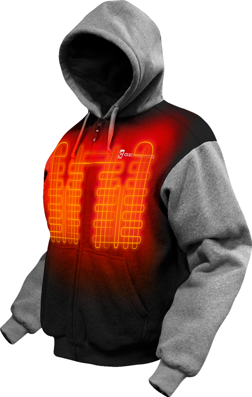 GERBING HEATED CLOTHING 7V Battery Heated Hoodie - Black - Small GERHDY7VUNIBLKS