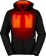 GERBING HEATED CLOTHING 7V Torrid Softshell Heated Jacket 2.0 - Black - Medium GERTJKT7VMBM