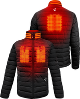 GERBING HEATED CLOTHING 7V Khione Insulated Heated Puffer Jacket 2.0 - Black - Small GERKPJKT7VMBS