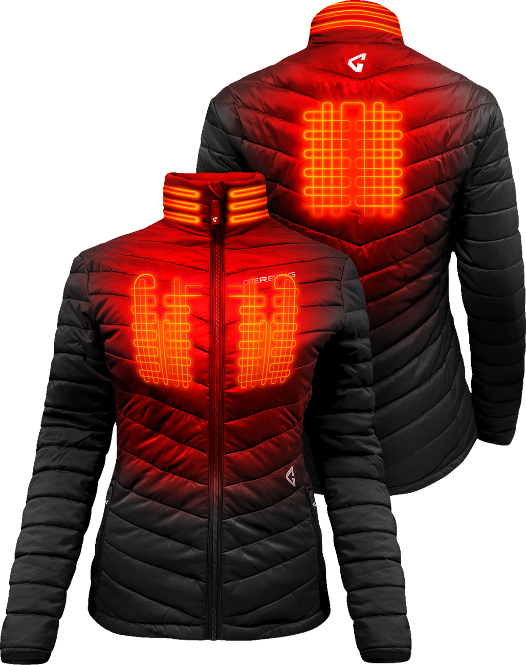 GERBING HEATED CLOTHING Women's 7V Khione Insulated Heated Puffer Jacket 2.0 - Small GERKPJKT7VWBS
