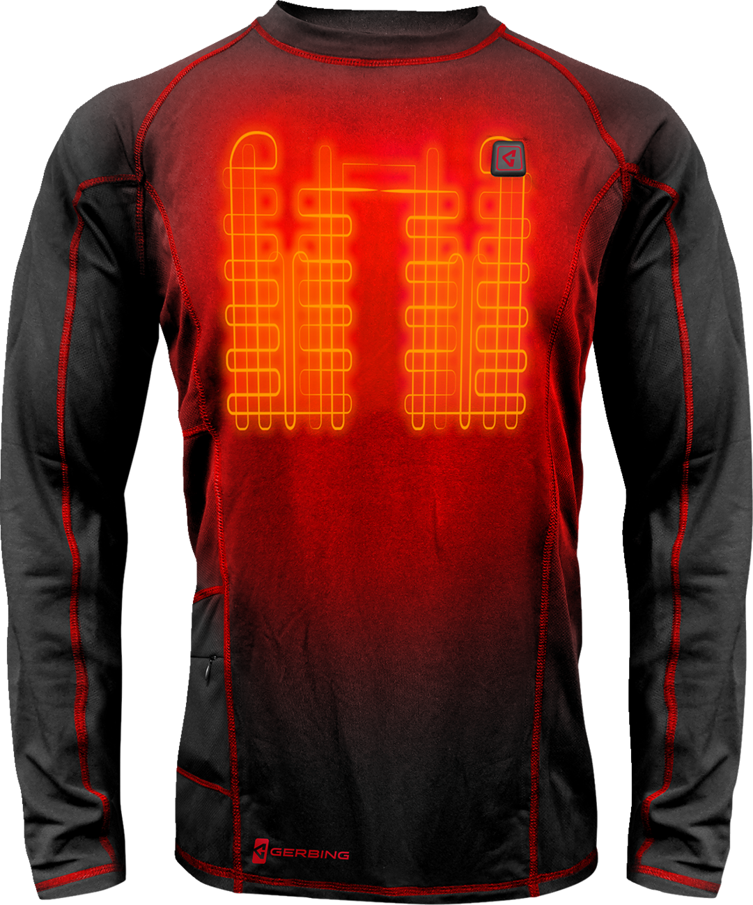 GERBING HEATED CLOTHING 7V Heated Base Layer Shirt - XL GERBLS7VMBLKXL