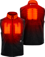 GERBING HEATED CLOTHING 7V Thermite Fleece Heated Vest 2.0 - Black - Small GERTFVST7VMBS