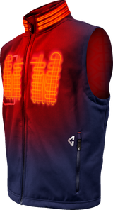 GERBING HEATED CLOTHING 7V Torrid Softshell Heated Vest 2.0 - Navy - Large GERTVST7VMNL