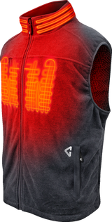 GERBING HEATED CLOTHING 7V Thermite Fleece Heated Vest 2.0 - Gray - XL GERTFVST7VMGXL