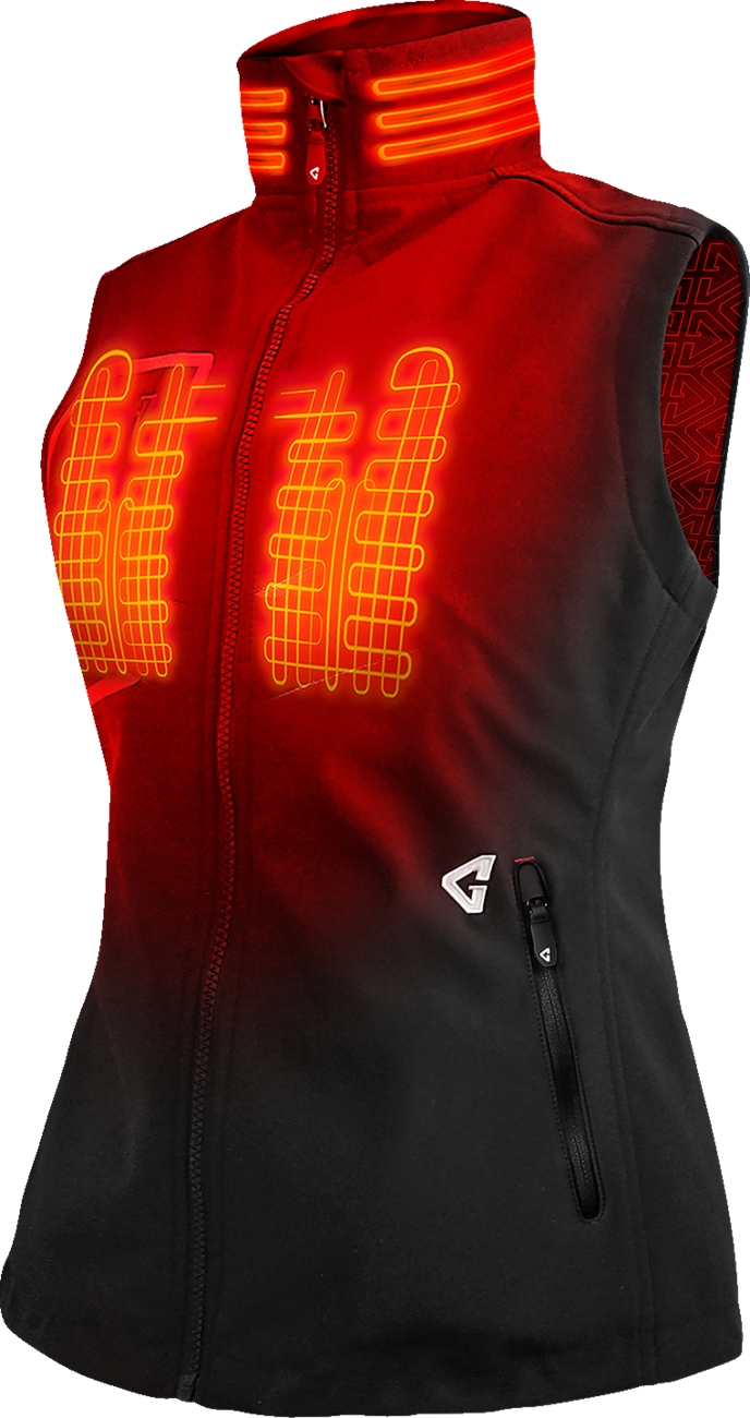 GERBING HEATED CLOTHING Women's 7V Torrid Softshell Heated Vest 2.0 - Black - Large GERTVST7VWBL