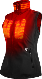 GERBING HEATED CLOTHING Women's 7V Torrid Softshell Heated Vest 2.0 - Black - Large GERTVST7VWBL