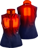 GERBING HEATED CLOTHING Women's 7V Torrid Softshell Heated Vest 2.0 - Navy - Large GERTVST7VWNL