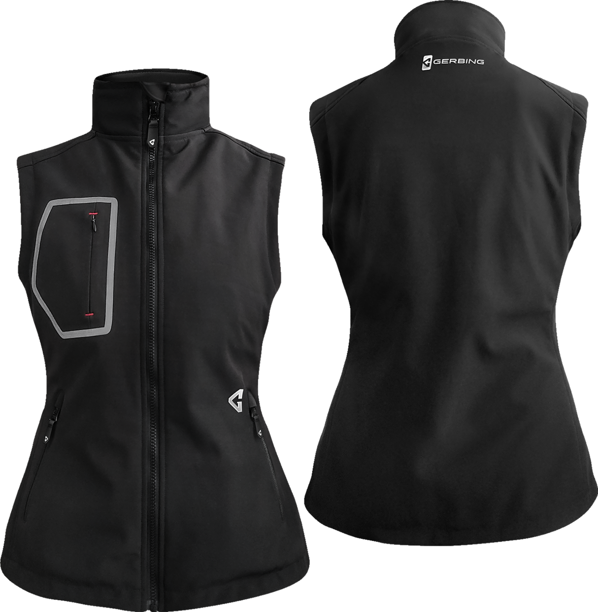 GERBING HEATED CLOTHING Women's 7V Torrid Softshell Heated Vest 2.0 - Black - Large GERTVST7VWBL