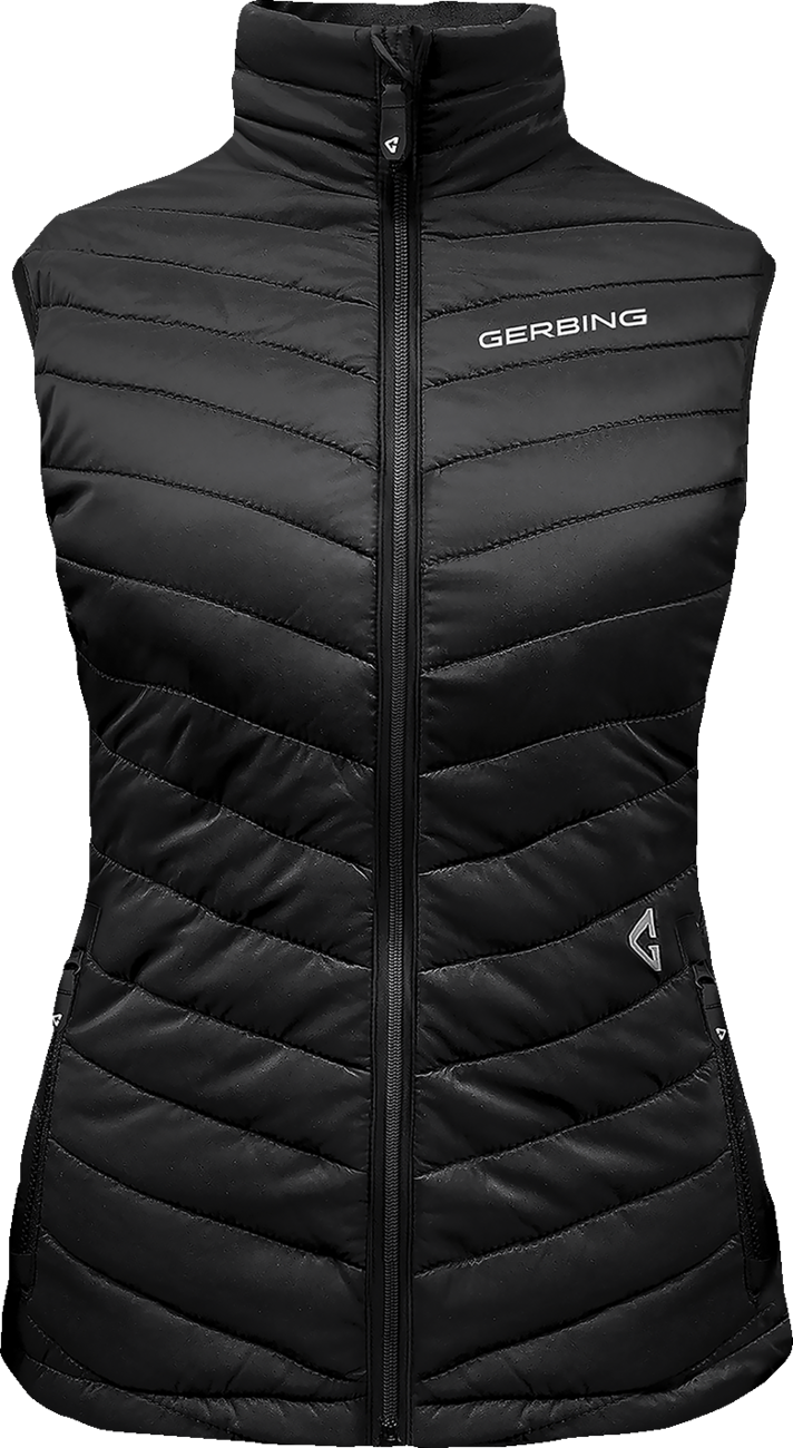 GERBING HEATED CLOTHING Women's 7V Khione Puffer Heated Vest 2.0 - Black - Medium GERKPVST7VWBM