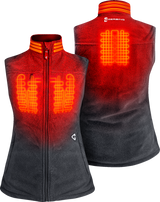 GERBING HEATED CLOTHING Women's 7V Thermite Heated Fleece Vest 2.0 - Gray - Large GERTFVST7VWGL