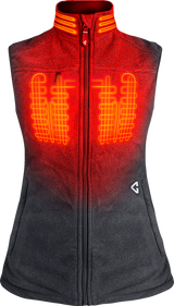 GERBING HEATED CLOTHING Women's 7V Thermite Heated Fleece Vest 2.0 - Gray - Medium GERTFVST7VWGM