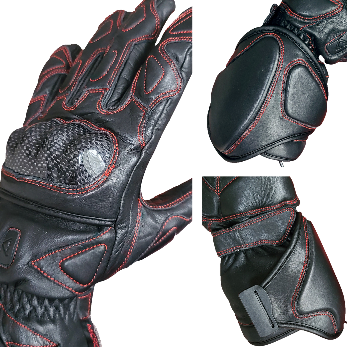 GERBING HEATED CLOTHING 12V Extreme Hard Knuckle Heated Gloves - Black - 3XL GEREXGL12B3XL