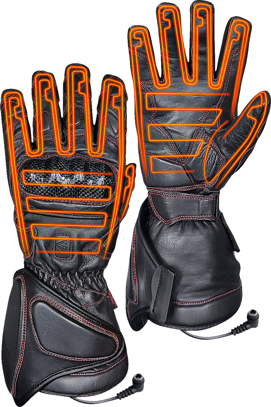 GERBING HEATED CLOTHING 12V Extreme Hard Knuckle Heated Gloves - Black - 3XL GEREXGL12B3XL