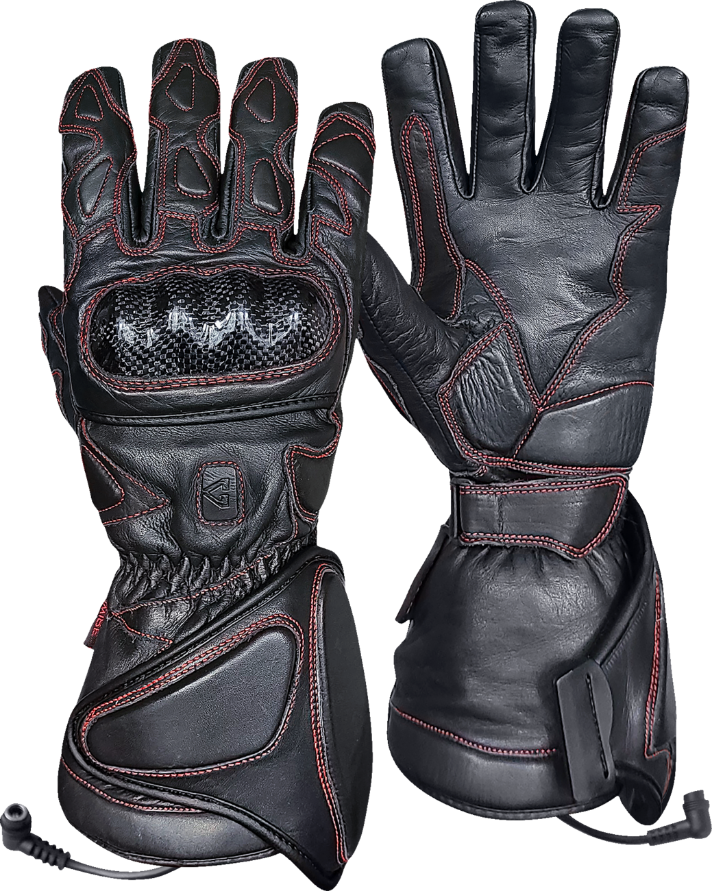 GERBING HEATED CLOTHING 12V Extreme Hard Knuckle Heated Gloves - Black - Medium GEREXGL12BM