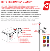 GERBING HEATED CLOTHING Harness - 12 V - Battery G1215UACC90300110001